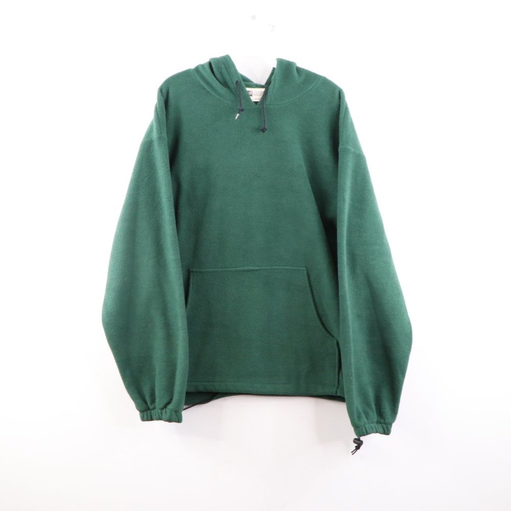 Vintage Blank Boxy Fit Fleece Hoodie Sweatshirt